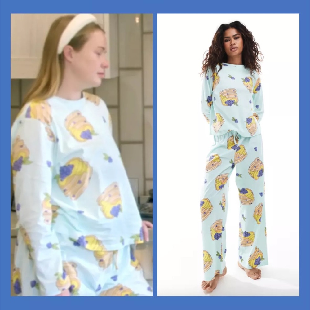 ASOS Maternity Blueberry Pancakes Pajamas from Secret Lives of Mormon Wives